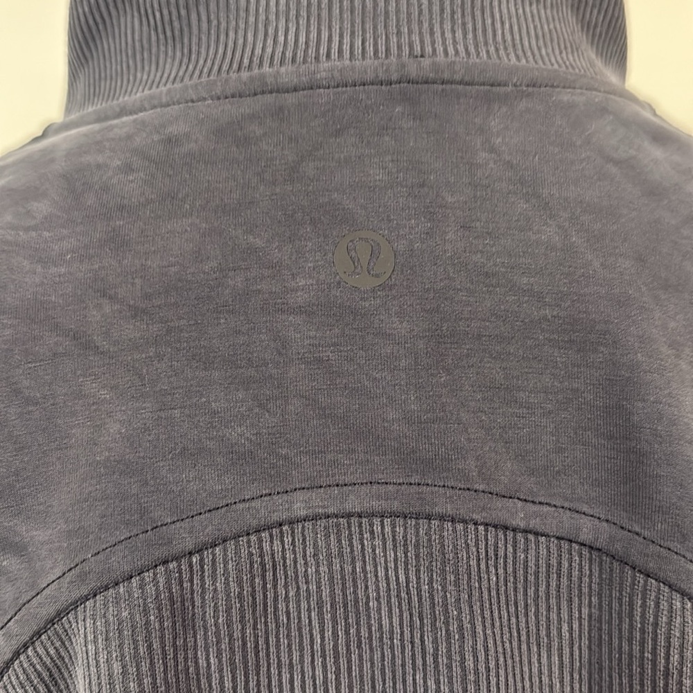 Lululemon Brushed Softstreme Ribbed Half Zip - Picture 12 of 13